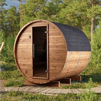 Sauna z termodřevěného sudu HCF 225