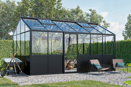 Bloomcabin Prestige Gewächshaus mit Metallfundament