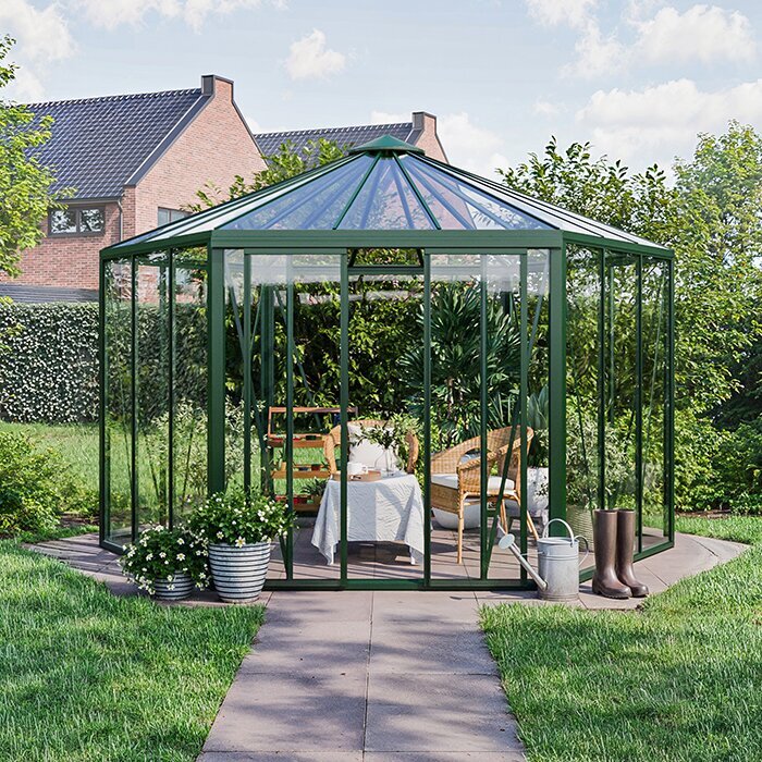 Bloomcabin Hexagon Gewächshaus – die sechseckige Eleganz für Ihren Garten