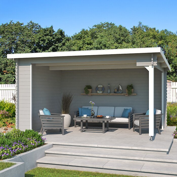 Terrava – Stilvolle Garten­terrasse aus Holz für entspannte Stunden im Freien