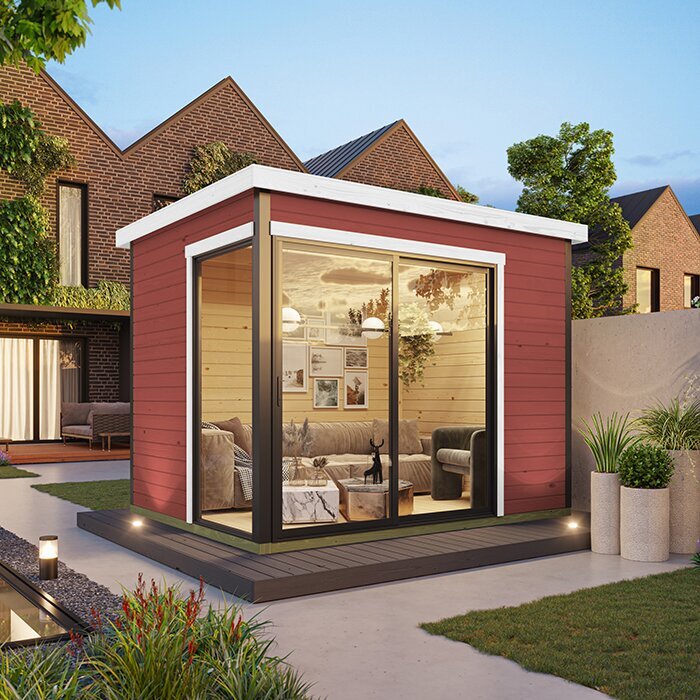 Modano – Modernes Gartenhaus mit flexibler Glasfront und nordischem Design