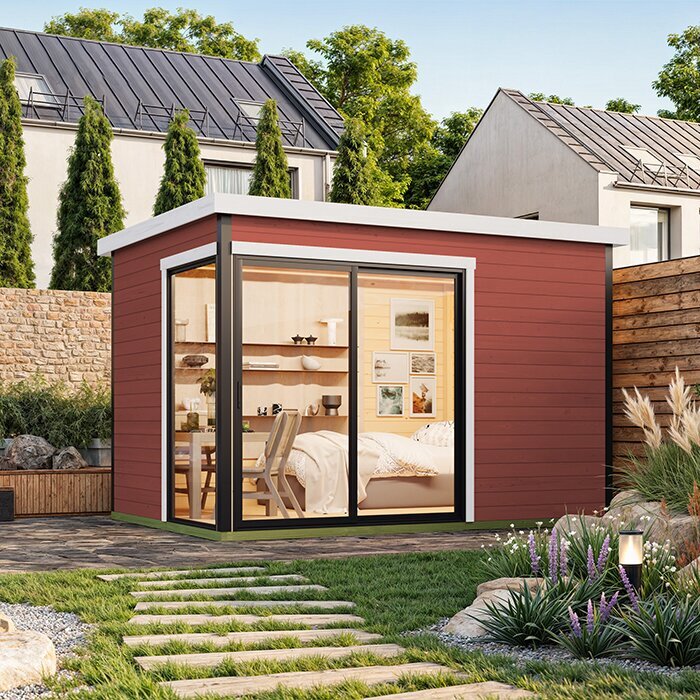 Modano – Modernes Gartenhaus mit flexibler Glasfront und nordischem Design