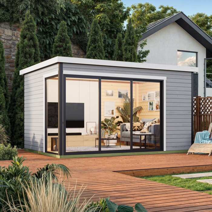 Modano – Modernes Gartenhaus mit flexibler Glasfront und nordischem Design