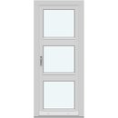 1 Türflügel mit 2 horizontalen glasteilenden Sprossen