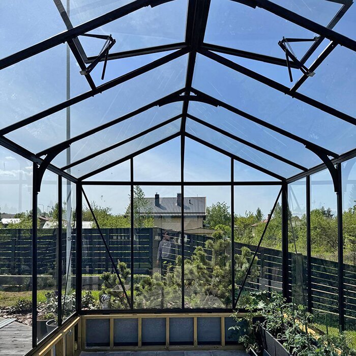 Gewächshaus für die Wandbasis