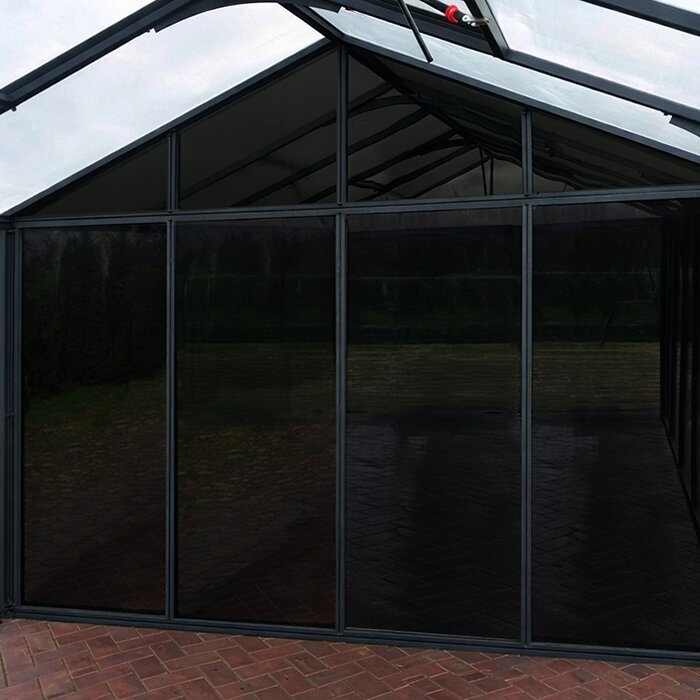 Aluminiumdrivhuse med opbevaring