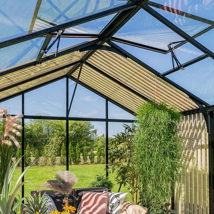 Drivhus i aluminium Accoya Fusion