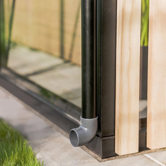 Drivhus i aluminium Accoya Fusion