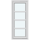 3 horisontaalse impostiga