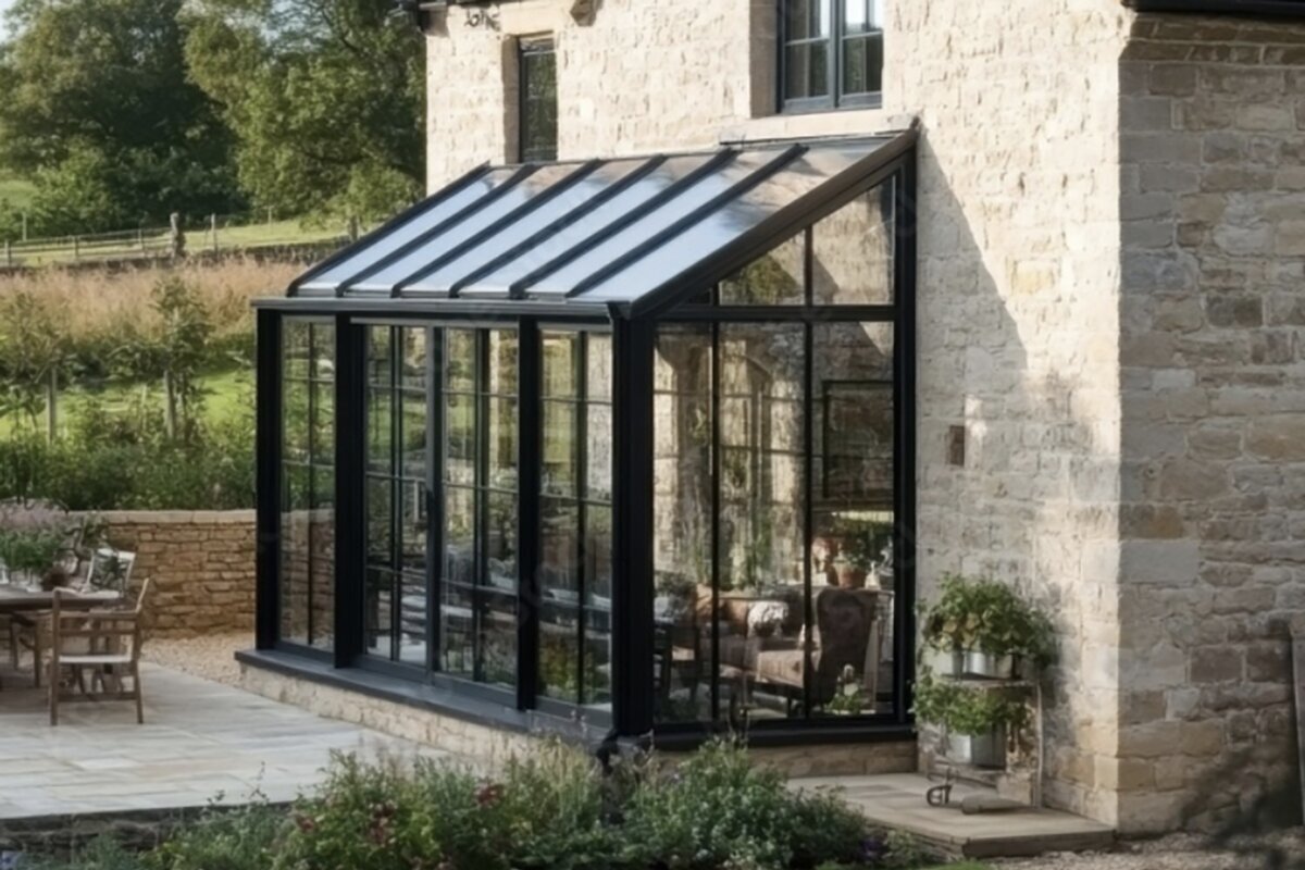 Invernadero adosado de aluminio: una solución eficiente y que ahorra espacio para jardineros