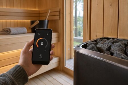 Calefacción de sauna con control remoto: compatibilidad y seguridad