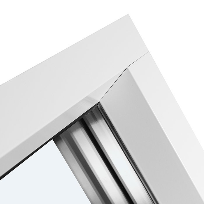 Fenêtre fixe avec pan incliné