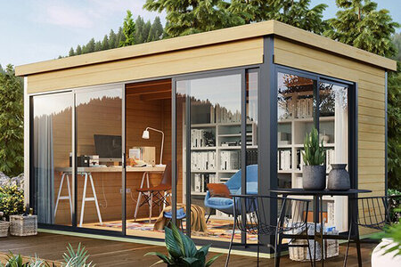 Bloomcabin Verdana 1 – Abri de jardin en bois moderne haut de gamme