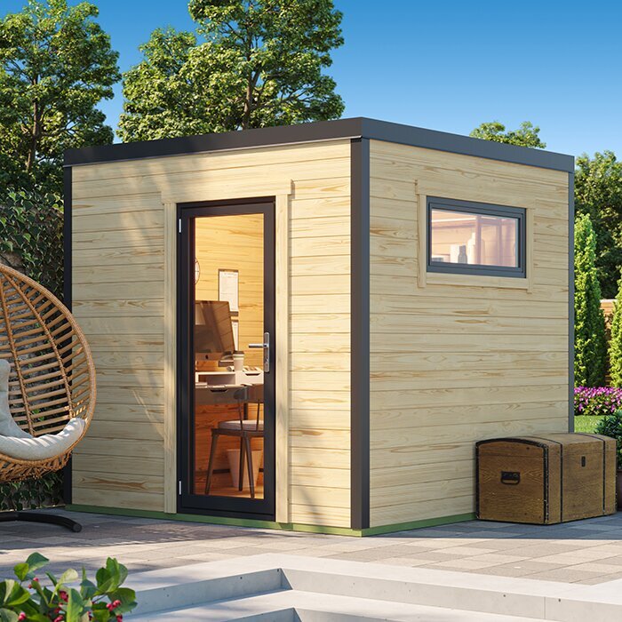 Veltor – Maison de jardin compacte en bois au design scandinave intemporel