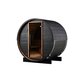 Sauna tonneau en bois thermotraité