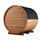 Sauna tonneau en bois thermotraité