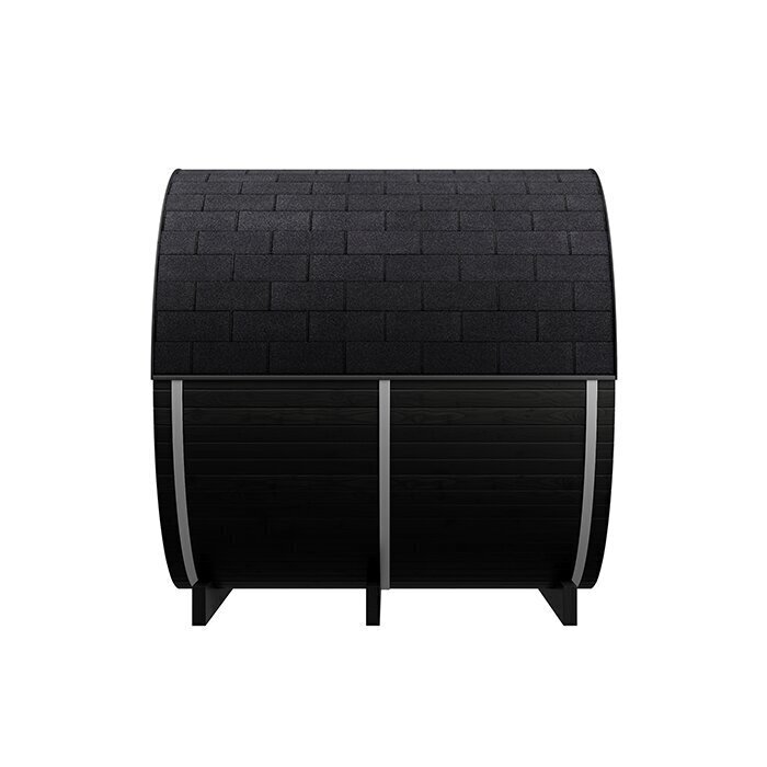 Sauna tonneau en bois thermotraité