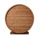 Sauna tonneau en bois thermotraité