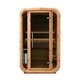 Sauna tonneau en bois thermotraité