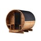 Sauna tonneau en bois thermotraité