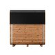 Sauna tonneau en bois thermotraité