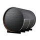 Sauna tonneau en bois thermotraité
