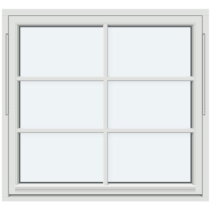 Fenêtre Super Low Uw pour maison passive, ouverture extérieure