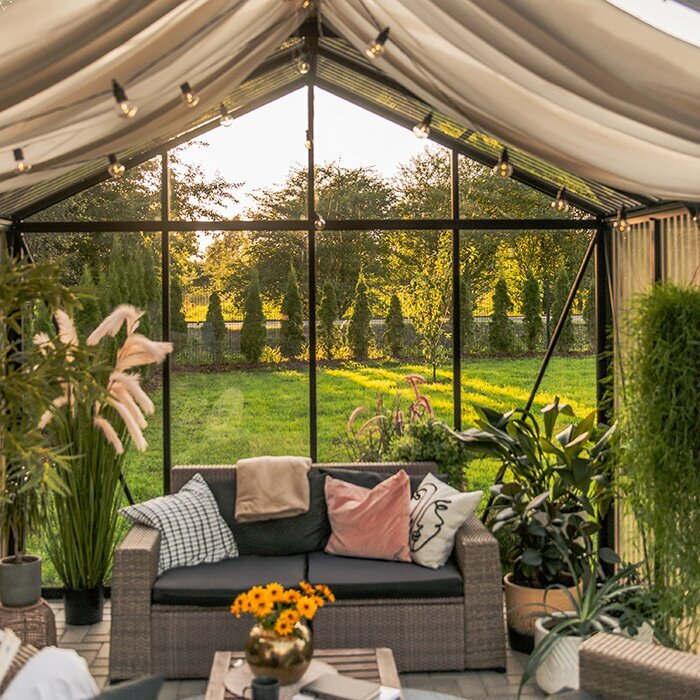 Serre en verre en édition limitée