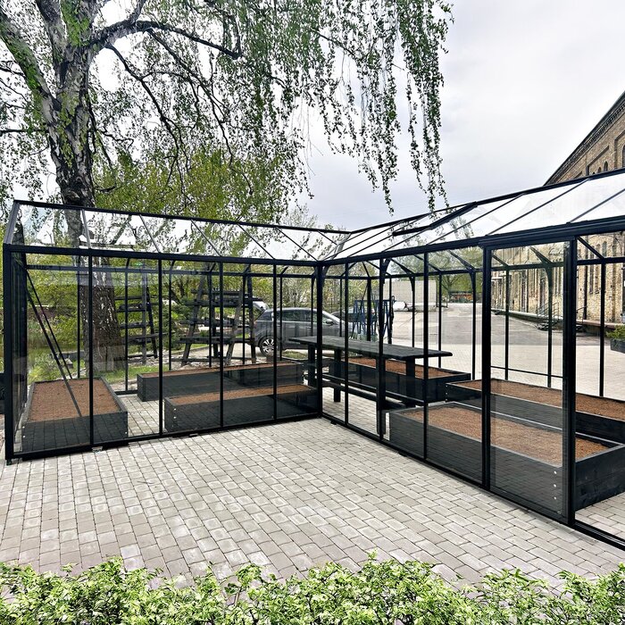 Grande serre de jardin