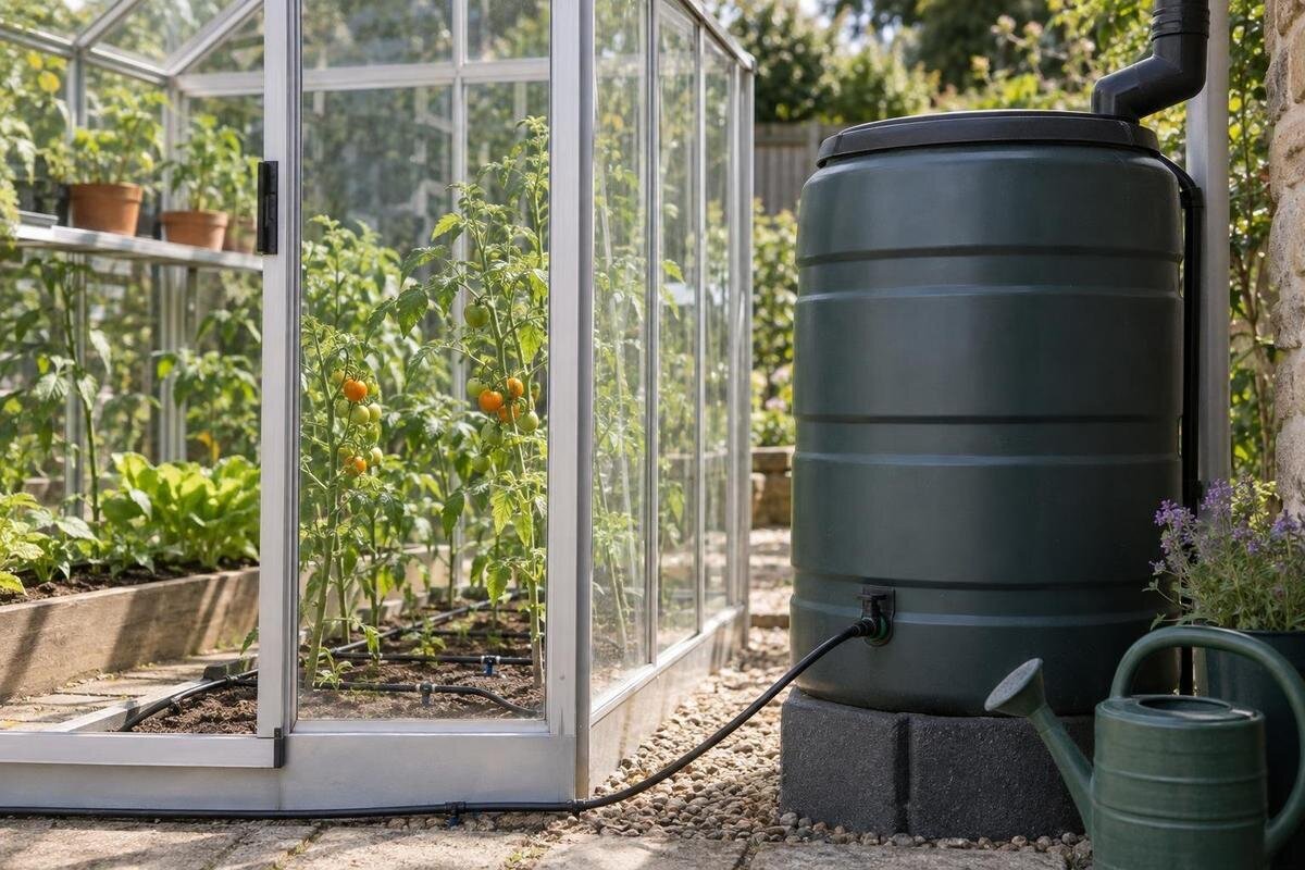 Μπορεί η στάγδην άρδευση θερμοκηπίου να λειτουργήσει από βαρέλι;