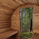 Tunna-sauna úr hitaviði