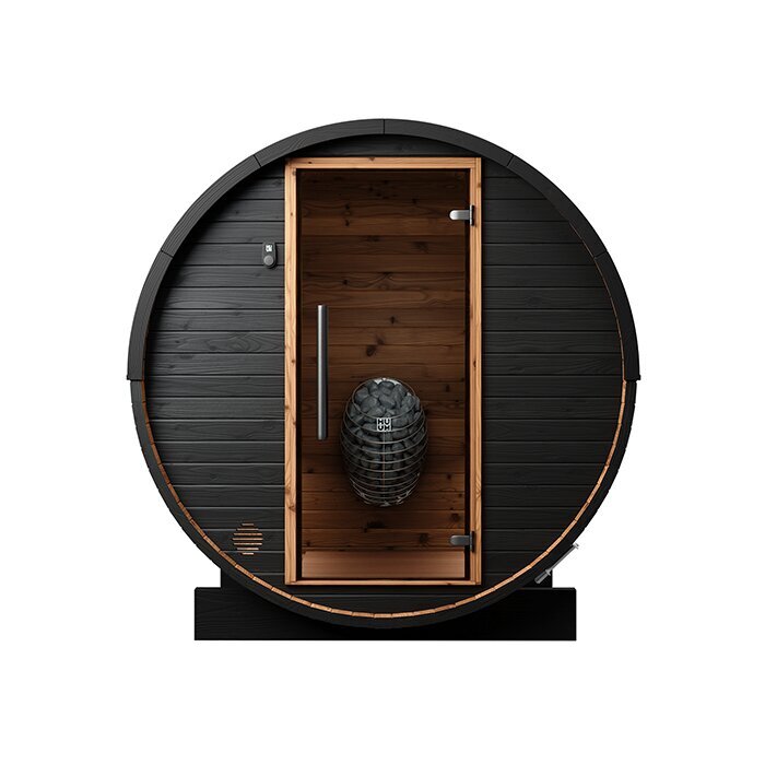 Tunna-sauna úr hitaviði