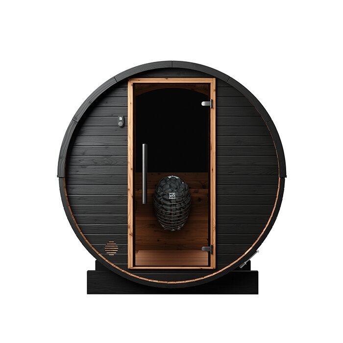 Tunna-sauna úr hitaviði