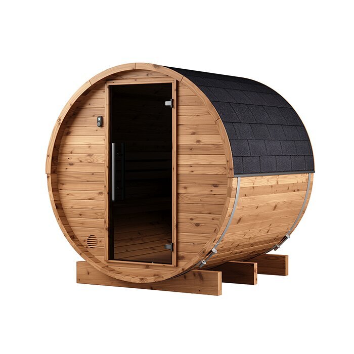 Tunna-sauna úr hitaviði
