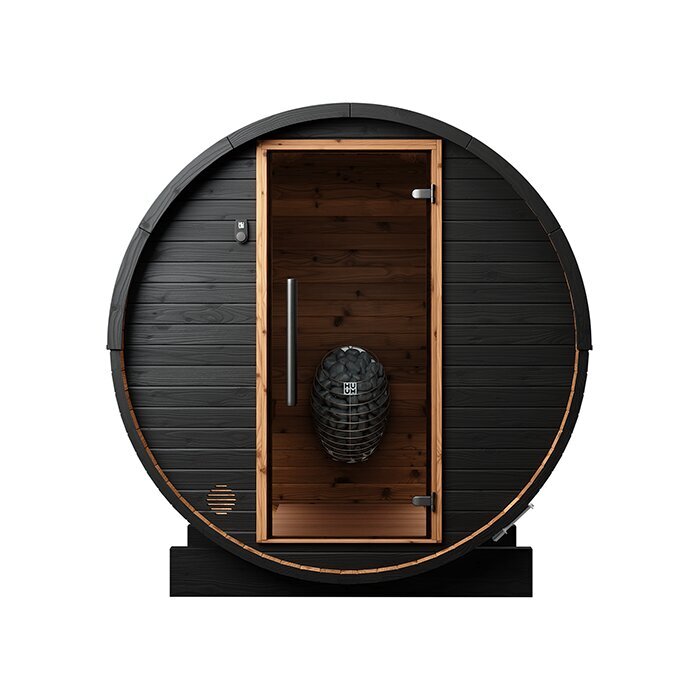 Tunna-sauna úr hitaviði