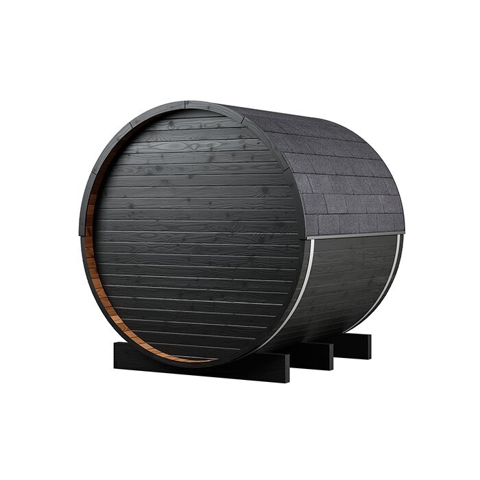 Tunna-sauna úr hitaviði