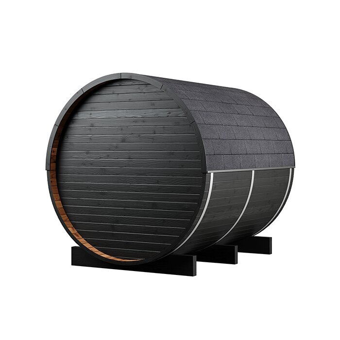 Tunna-sauna úr hitaviði