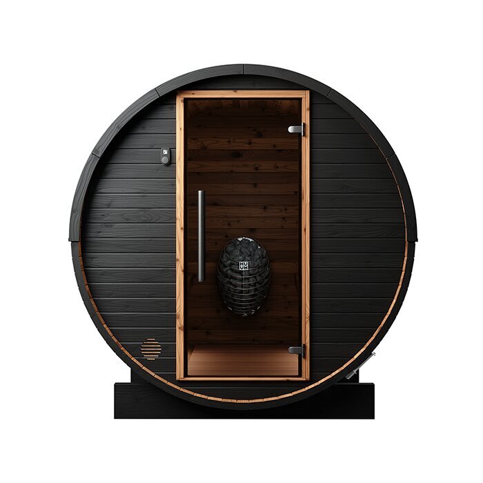 Tunna-sauna úr hitaviði