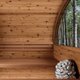 Tunna-sauna úr hitaviði