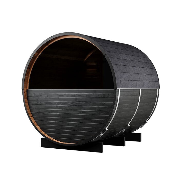 Tunna-sauna úr hitaviði