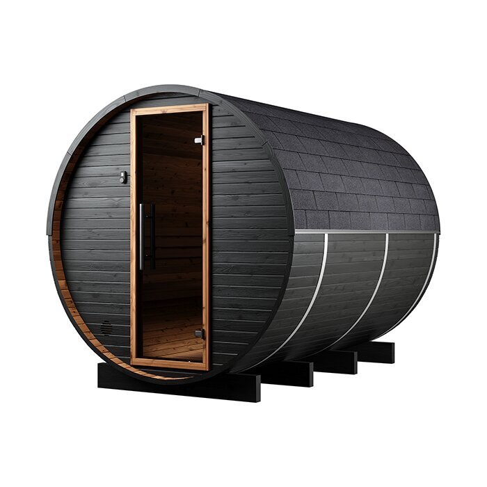 Tunna-sauna úr hitaviði