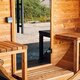 Tunna-sauna úr hitaviði
