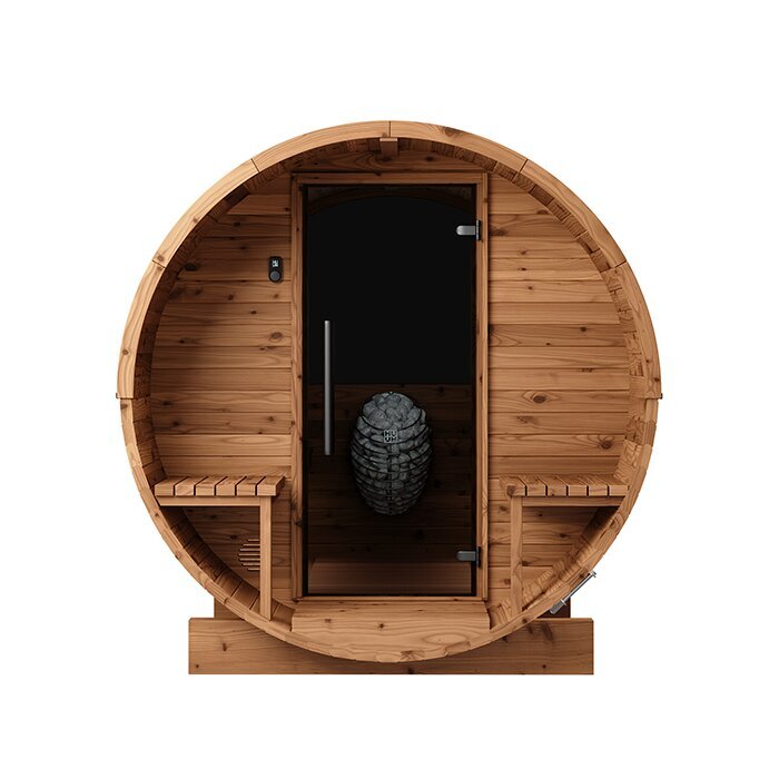 Tunna-sauna úr hitaviði