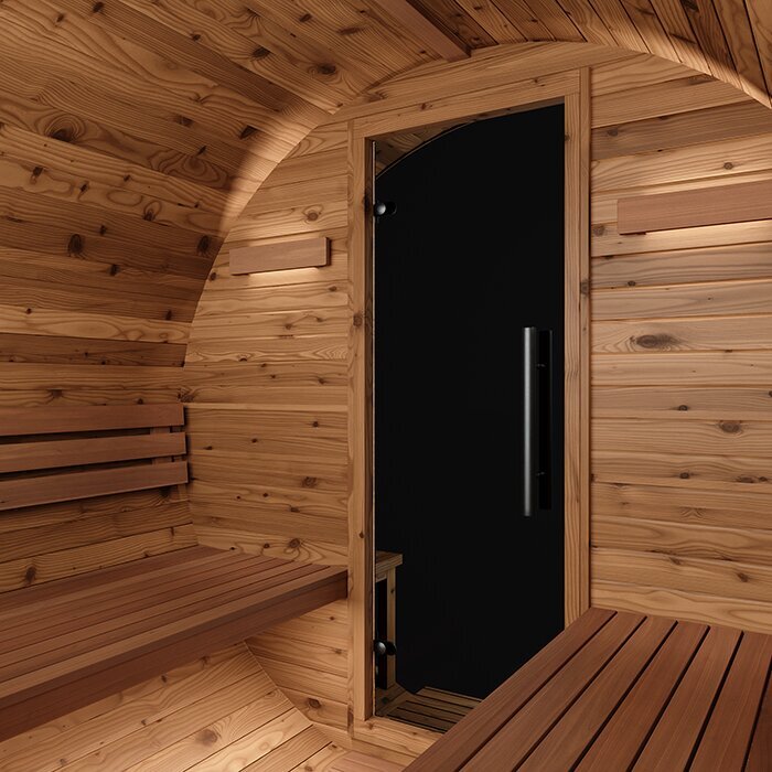 Tunna-sauna úr hitaviði