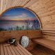 Tunna-sauna úr hitaviði