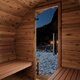 Tunna-sauna úr hitaviði