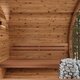 Tunna-sauna úr hitaviði