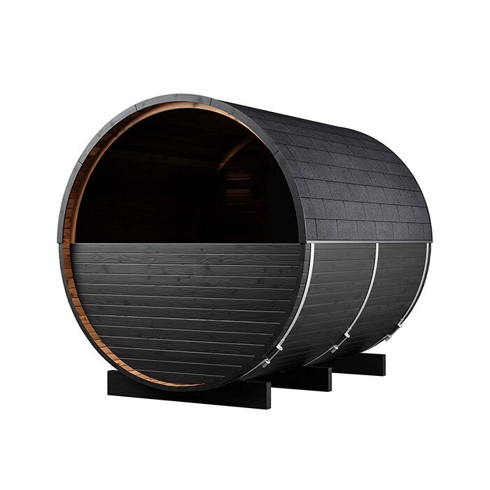 Tunna-sauna úr hitaviði