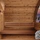 Tunna-sauna úr hitaviði