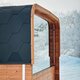 Tunna-sauna úr hitaviði
